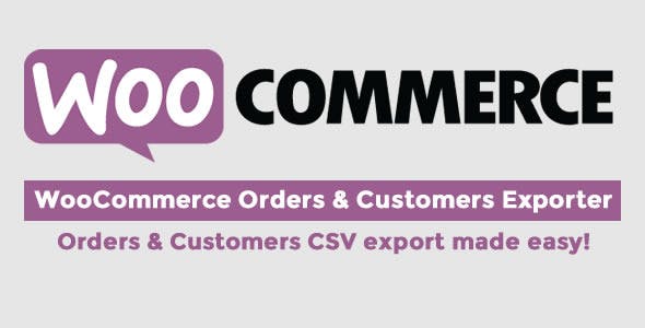 WooCommerce Orders & Customers Exporter
