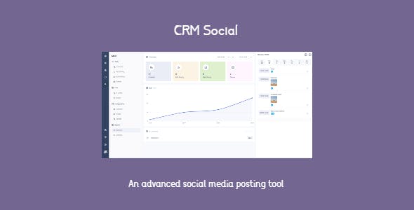 CRM Social - advanced social media posting tool