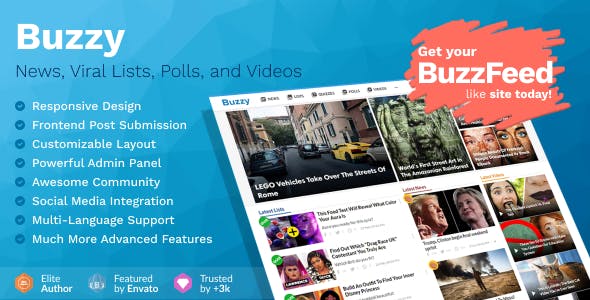 Buzzy - News, Viral Lists, Polls and Videos