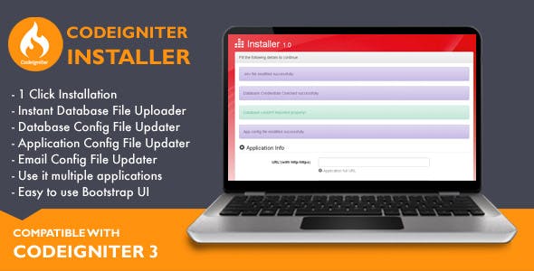 Installer for Codeigniter Application