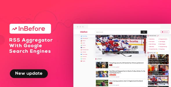 InBefore - News Aggregator with Search Engine
