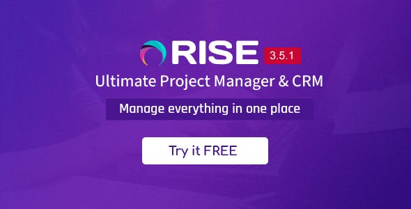 RISE - Ultimate Project Manager & CRM