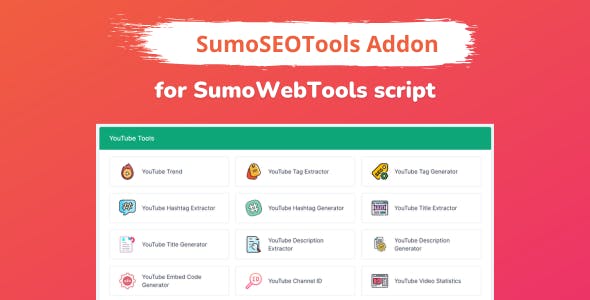 SumoSEOTools Addon Package for SumoWebTools
