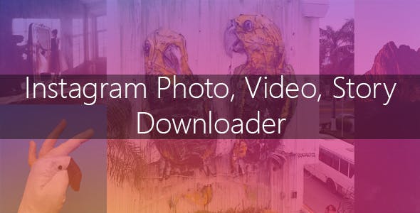 Instagram Image-Video and Story Downloader