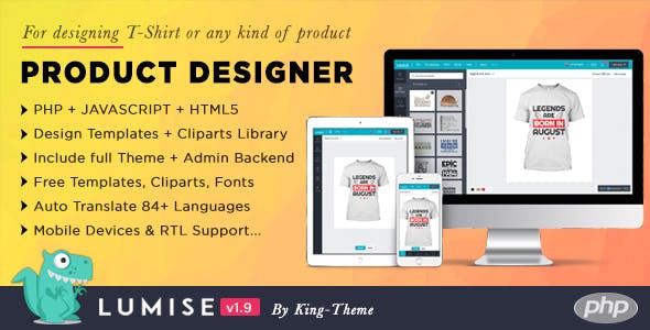 Product Designer for PHP Standalone | Lumise