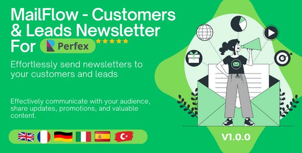 MailFlow - Customers & Leads Newsletter For Perfex CRM