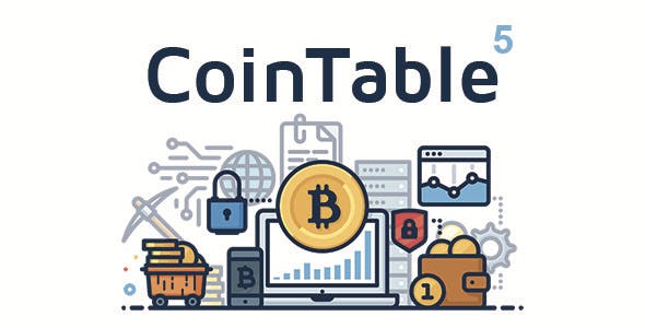 Coin Table - Cryptocurrencies, Exchanges & Mining CMS