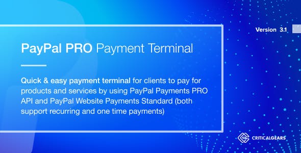 PayPal PRO Payment Terminal