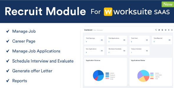 Recruit Module For Worksuite SAAS