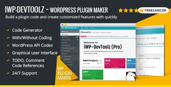 iWP-DevToolz (Pro) - WordPress Plugin Maker + Code Generator