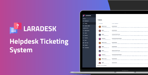 Laradesk - Helpdesk Ticketing System